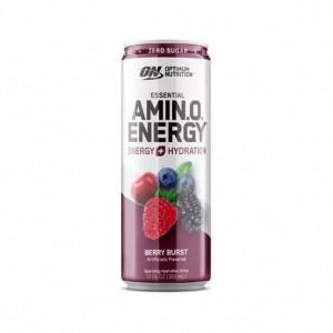 Optimum Nutrition ESSENTIAL AMIN.O. ENERGY+ Electrolytes Sparkling Berry Burst 355ml * 12 Cans (12 Servings) Chile | 568-ERXBOT