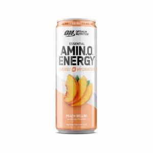 Optimum Nutrition ESSENTIAL AMIN.O. ENERGY+ Electrolytes Sparkling Peach Bellini 355ml * 12 Cans (12 Servings) Chile | 548-YOCRJV