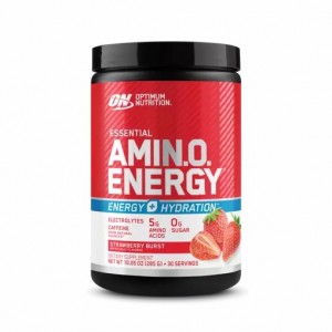 Optimum Nutrition Essential AMIN.O. ENERGY + Electrolytes Strawberry Burst 0.63 lb (30 Servings) Chile | 496-ZRGPWM