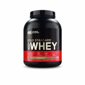 Optimum Nutrition GOLD STANDARD 100% WHEY™ Chocolate Mint 5 lb (70 Servings) Chile | 124-RWGACS