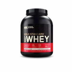 Optimum Nutrition GOLD STANDARD 100% WHEY™ Cookies & Cream 5 lb (68 Servings) Chile | 296-LKWCMF