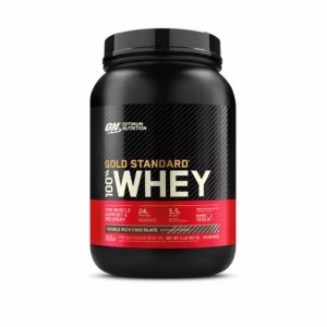 Optimum Nutrition GOLD STANDARD 100% WHEY™ Double Rich Chocolate 2 lb (29 Servings) Chile | 425-IEQWAD