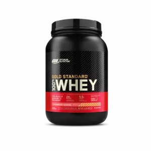 Optimum Nutrition GOLD STANDARD 100% WHEY™ Strawberry Banana 2 lb (30 Servings) Chile | 632-LGIEBA