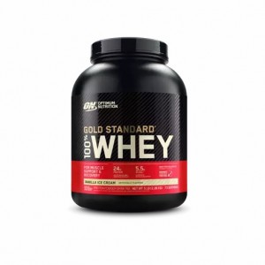 Optimum Nutrition GOLD STANDARD 100% WHEY™ Vainilla Ice Cream 5 lb (73 Servings) Chile | 653-BYVAZH