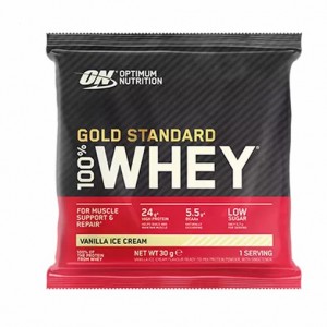 Optimum Nutrition Gold Standard 100% Whey Powder Sachets Vainilla Ice Cream 1 sachet (30 grams) Chile | 590-HFSMDK