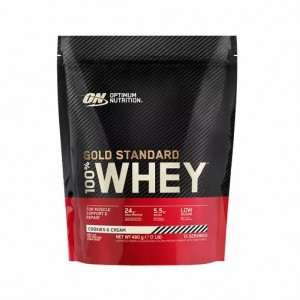 Optimum Nutrition Gold Standard 100% Whey Proteina Cookies & Cream 480 grams (15 Servings) Chile | 719-GEWKIB