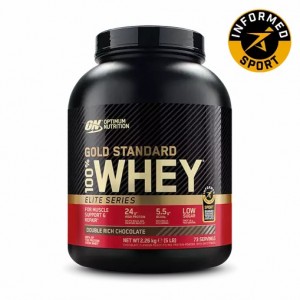 Optimum Nutrition Gold Standard 100% Whey - Elite Series Double Rich Chocolate 2.27 kg (74) Chile | 123-LBHVSG