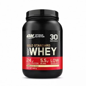 Optimum Nutrition Gold Standard 100% Whey Proteina Vainilla Ice Cream 900 grams (30 Servings) Chile | 859-WYUKRL