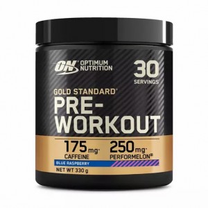 Optimum Nutrition Gold Standard Pre-Workout Blue Raspberry 330 grams (30 Servings) Chile | 418-IUNRTP