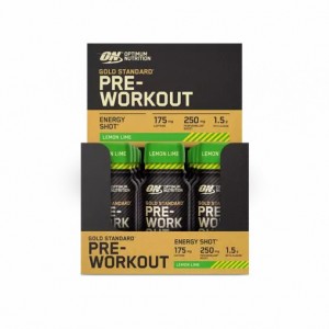 Optimum Nutrition Gold Standard Pre-Workout Shot Lemon Lime 720 ml (12 pieces) Chile | 014-NLMXOF