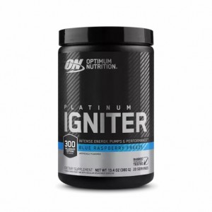 Optimum Nutrition Platinum Igniter Blue Raspberry Freeze 0.84 lb (20 Servings) Chile | 693-JZTRXC