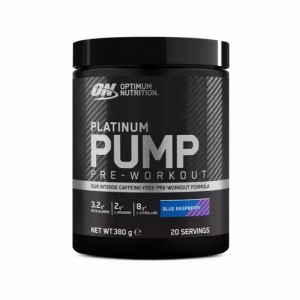 Optimum Nutrition Platinum Pump Pre-workout Blue Raspberry 380 grams (20 Servings) Chile | 275-DLJVTR