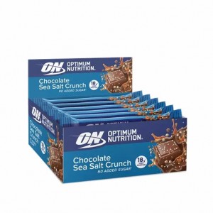 Optimum Nutrition Protein Bar Chocolate Sea Salt Crunch 720 grams (12 Bars) Chile | 902-AVXLQJ