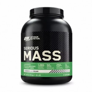 Optimum Nutrition Serious Mass Cookies & Cream 2.73 kg (8 Servings) Chile | 015-OBJAVT