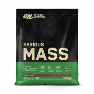 Optimum Nutrition Serious Mass Gainer Chocolate 5.45 kg (16 Servings) Chile | 036-EKFAZP