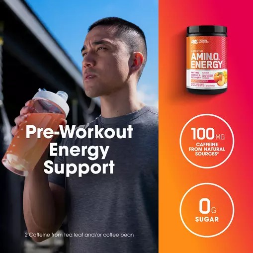 Optimum Nutrition ESSENTIAL AMIN.O. ENERGY® *new* Peach Mango Tango - Notify Me 0.6 lb - Notify me Chile | 918-ETZPJX