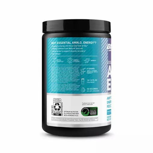 Optimum Nutrition ESSENTIAL AMIN.O. ENERGY® *new* Rainbow Sherbet - Notify Me 0.6 lb - Notify me Chile | 651-KIJTBG