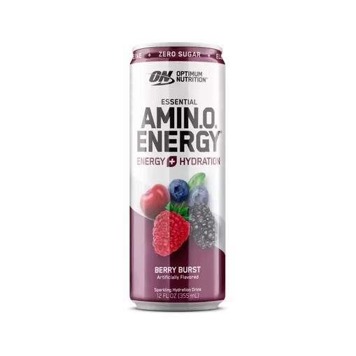 Optimum Nutrition ESSENTIAL AMIN.O. ENERGY+ Electrolytes Sparkling Berry Burst 355ml * 12 Cans (12 Servings) Chile | 568-ERXBOT