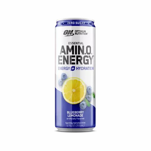 Optimum Nutrition ESSENTIAL AMIN.O. ENERGY+ Electrolytes Sparkling Blueberry Lemonade 355ml * 12 Cans (12 Servings) Chile | 254-MPQSNH