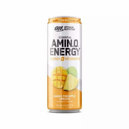 Optimum Nutrition ESSENTIAL AMIN.O. ENERGY+ Electrolytes Sparkling Mango Pineapple Lime 355ml * 12 Cans (12 Servings) Chile | 918-IMHCAS