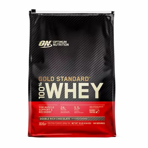 Optimum Nutrition GOLD STANDARD 100% WHEY™ Double Rich Chocolate 10 lb (149 Servings) Chile | 703-UIVXPC