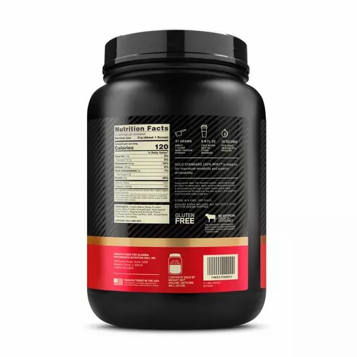 Optimum Nutrition GOLD STANDARD 100% WHEY™ French Vainilla Creme 1.5 lb (22 Servings) Chile | 398-QTJVHP