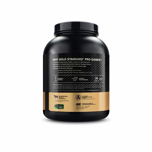 Optimum Nutrition GOLD STANDARD® Pro Gainer Vainilla Custard 5.09 lb (14 Servings) Chile | 439-OPUCBZ