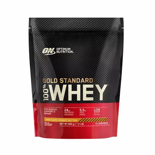 Optimum Nutrition Gold Standard 100% Whey Proteina Chocolate Peanut Butter 480 grams (15 Servings) Chile | 342-UTYFZQ