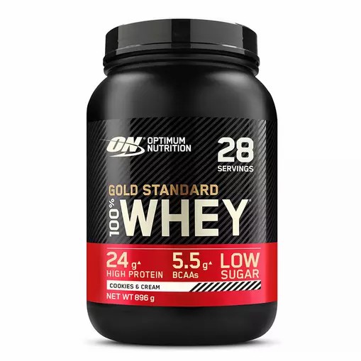 Optimum Nutrition Gold Standard 100% Whey Proteina Cookies & Cream 896 grams (28 Servings) Chile | 092-HGPCXO