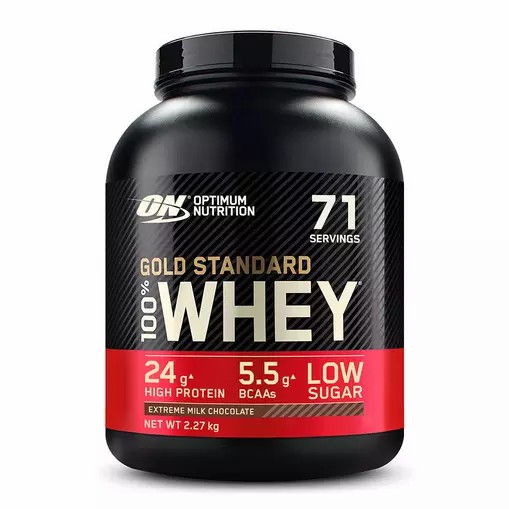 Optimum Nutrition Gold Standard 100% Whey Proteina Extreme Milk Chocolate 2.27 kg (71 Servings) Chile | 650-DZYOSA