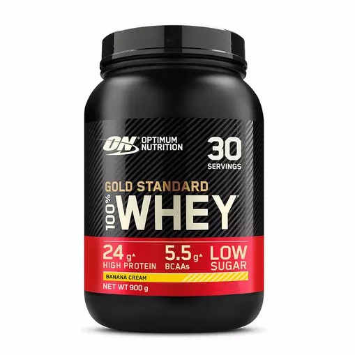 Optimum Nutrition Gold Standard 100% Whey Proteina Banana Cream 900 grams (30 Servings) Chile | 035-OXZFGD