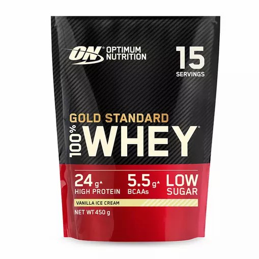 Optimum Nutrition Gold Standard 100% Whey Proteina Vainilla Ice Cream 450 grams (15 Shakes) Chile | 392-HPQAZE