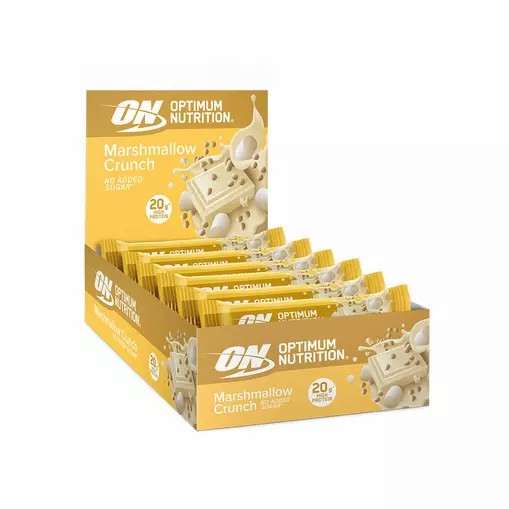 Optimum Nutrition Marshmallow Crunch Protein Bar Elite 650 grams (10 Bars) Chile | 743-XEFITQ