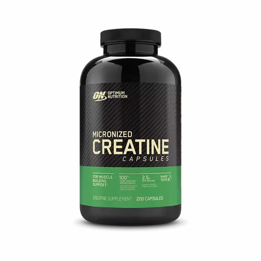 Optimum Nutrition Micronized Creatine Capsules 200 Capsules (100 Servings) Chile | 687-QAZENS