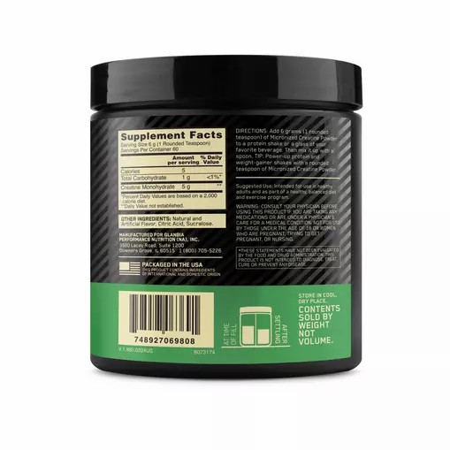 Optimum Nutrition Micronized Creatine Powder Blueberry Lemonade 0.79 lb (60 Servings) Chile | 321-JLDCKS