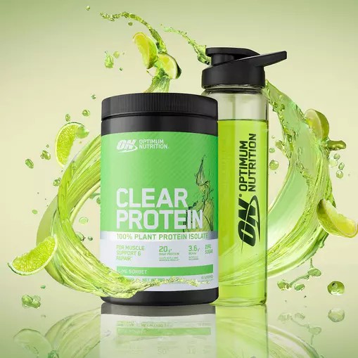 Optimum Nutrition ON Clear Protein 100% Plant Protein Isolate Lime Sorbet 280 grams (10 Servings) Chile | 461-UGHPDF