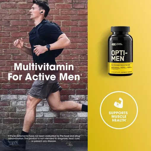 Optimum Nutrition OPTI-MEN® Multivitamin Tablets 240 Tablets (80 Servings) Chile | 397-KBALUI