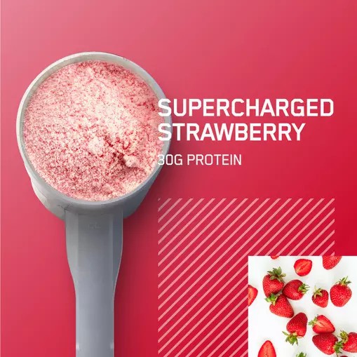 Optimum Nutrition PLATINUM HYDROWHEY™ Supercharged Strawberry 1.76 lb (20 Servings) Chile | 923-FVJPQL