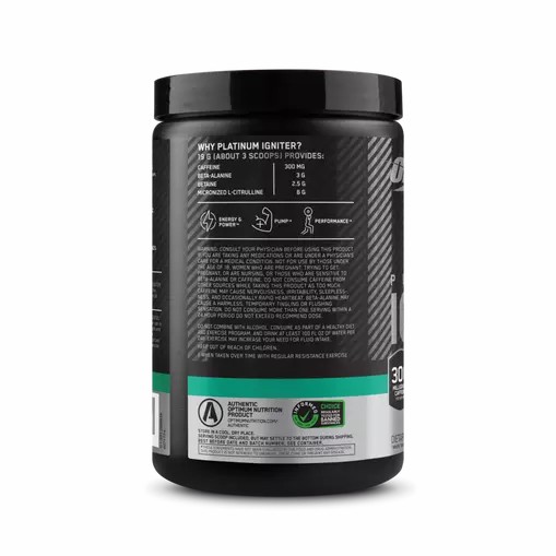 Optimum Nutrition Platinum Igniter Cherry Lime Punch 0.84 lb (20 Servings) Chile | 562-QVLBMC