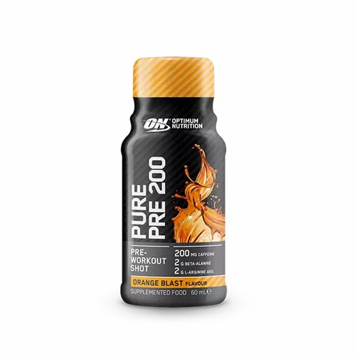 Optimum Nutrition Pure Pre 200 Pre-Workout Shot Orange 60ml (12 shots) Chile | 629-SFPRCI