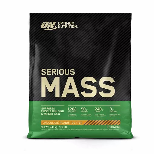 Optimum Nutrition Serious Mass Chocolate Peanut Butter 5.45 kg (16 Servings) Chile | 605-VROUHT