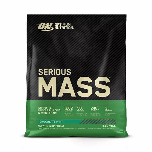 Optimum Nutrition Serious Mass Gainer Chocolate Mint 5.45 kg (16 Servings) Chile | 645-TFKHNO