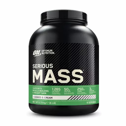 Optimum Nutrition Serious Mass Gainer Cookies & Cream 2.73 kg (8 Servings) Chile | 215-LZPBAM