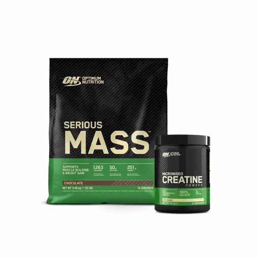 Optimum Nutrition Serious Mass & Creatine Stack Chocolate Chile | 046-XIEGJM